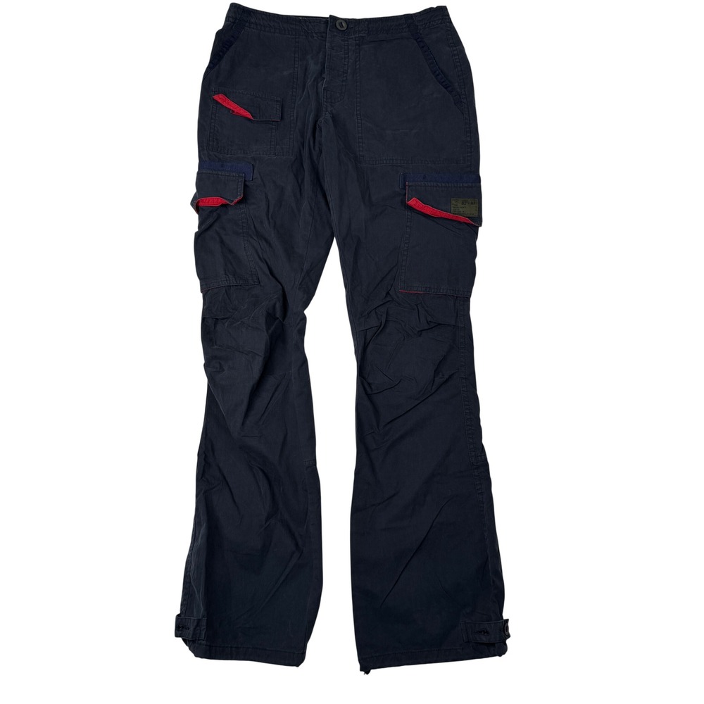 Vintage Abercrombie & Fitch Cargo Pants Size 2 Y2K Military Paratrooper
